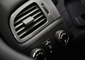 Car Air Condition Vent. Modern Car Dashboard Elements. Vehicle Interior. Air Quality.